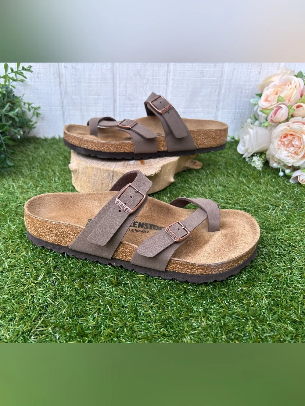 Birkenstock Mayari Mocha Brown sandals Size  36 US 6 women gently used